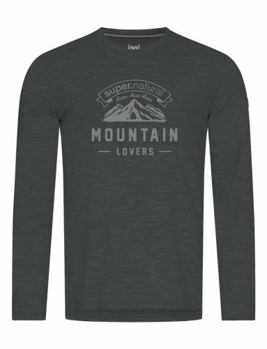 SN Super Natural M MOUNTAIN LOVERS LS - pirat grey/f grey (Grösse: M) von SN Super Natural
