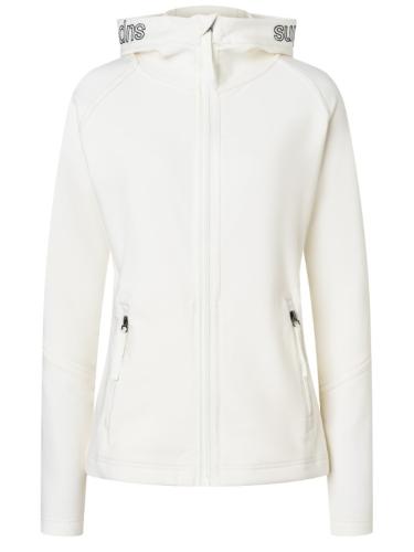 SN Super Natural W ALPINE ACTIVE HOODIE - fresh white (Grösse: L) von SN Super Natural