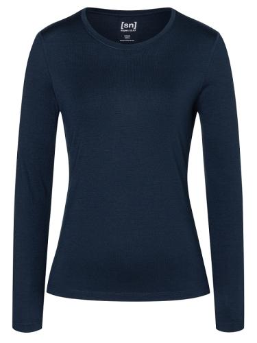 SN Super Natural W BASE CREW NECK 230 - Navy Blazer (Grösse: XL) von SN Super Natural