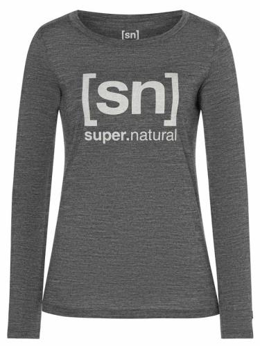 SN Super Natural W ESSENTIAL I.D. LS - CaviarMel/OystGre (Grösse: M) von SN Super Natural