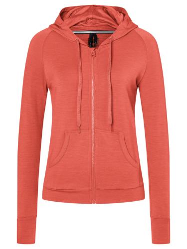 SN Super Natural W ESSENTIAL ZIP HOODIE - living coral (Grösse: S) von SN Super Natural