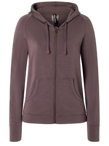 SN Super Natural W EVERYDAY ZIP HOODIE - raisin (Grösse: L) von SN Super Natural