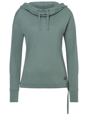 SN Super Natural W FUNNEL HOODIE - balsam green (Grösse: L) von SN Super Natural