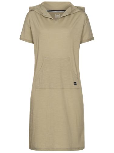 SN Super Natural W HOODED DRESS - Seneca Rock (Grösse: M) von SN Super Natural