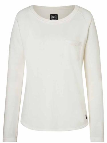 SN Super Natural W KNIT CREW - Fresh White (Grösse: M) von SN Super Natural