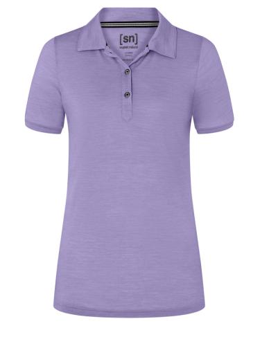 SN Super Natural W SPORTY POLO - lavender (Grösse: L) von SN Super Natural