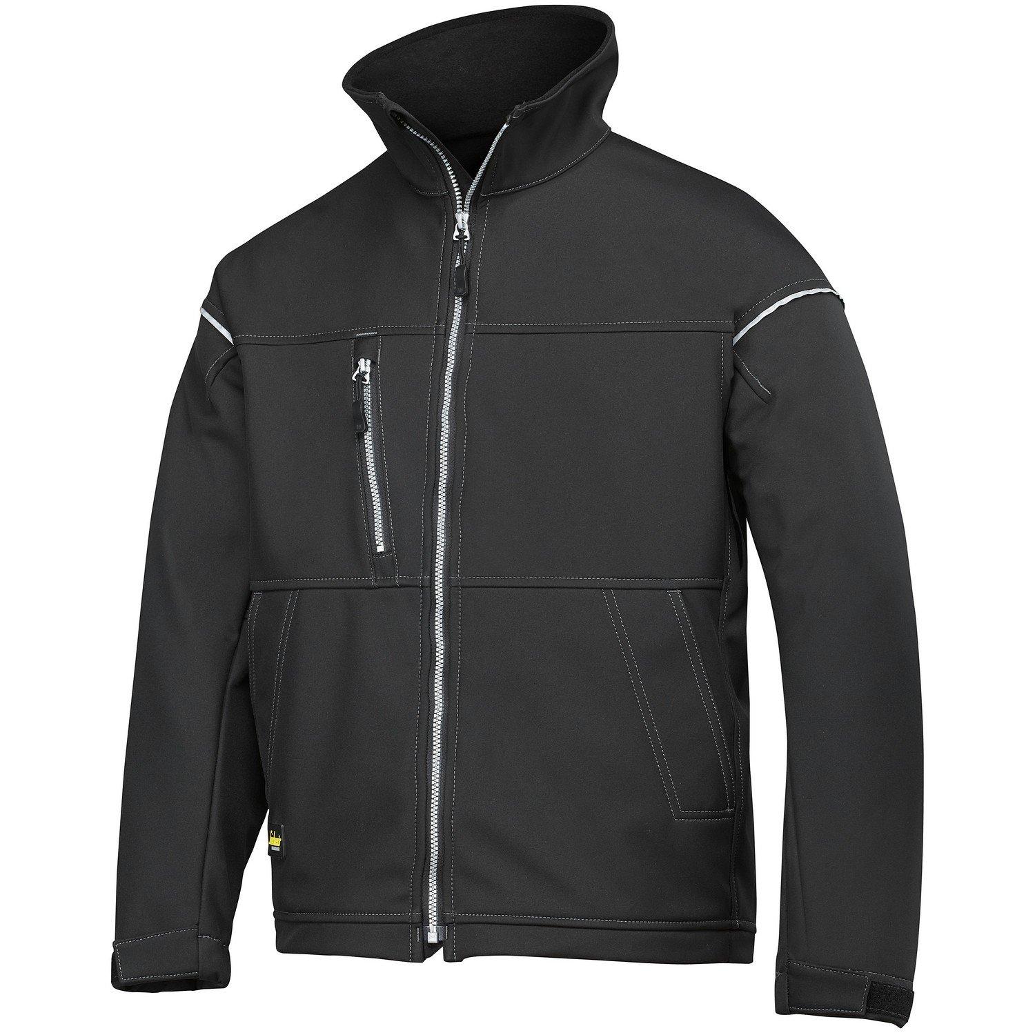 Workwear Soft Shell Jacke Profiling Herren Schwarz M von SNICKERS