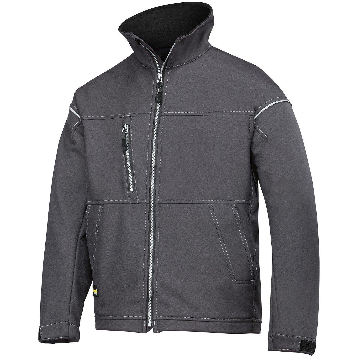 Workwear Soft Shell Jacke Profiling Herren Grau M von SNICKERS