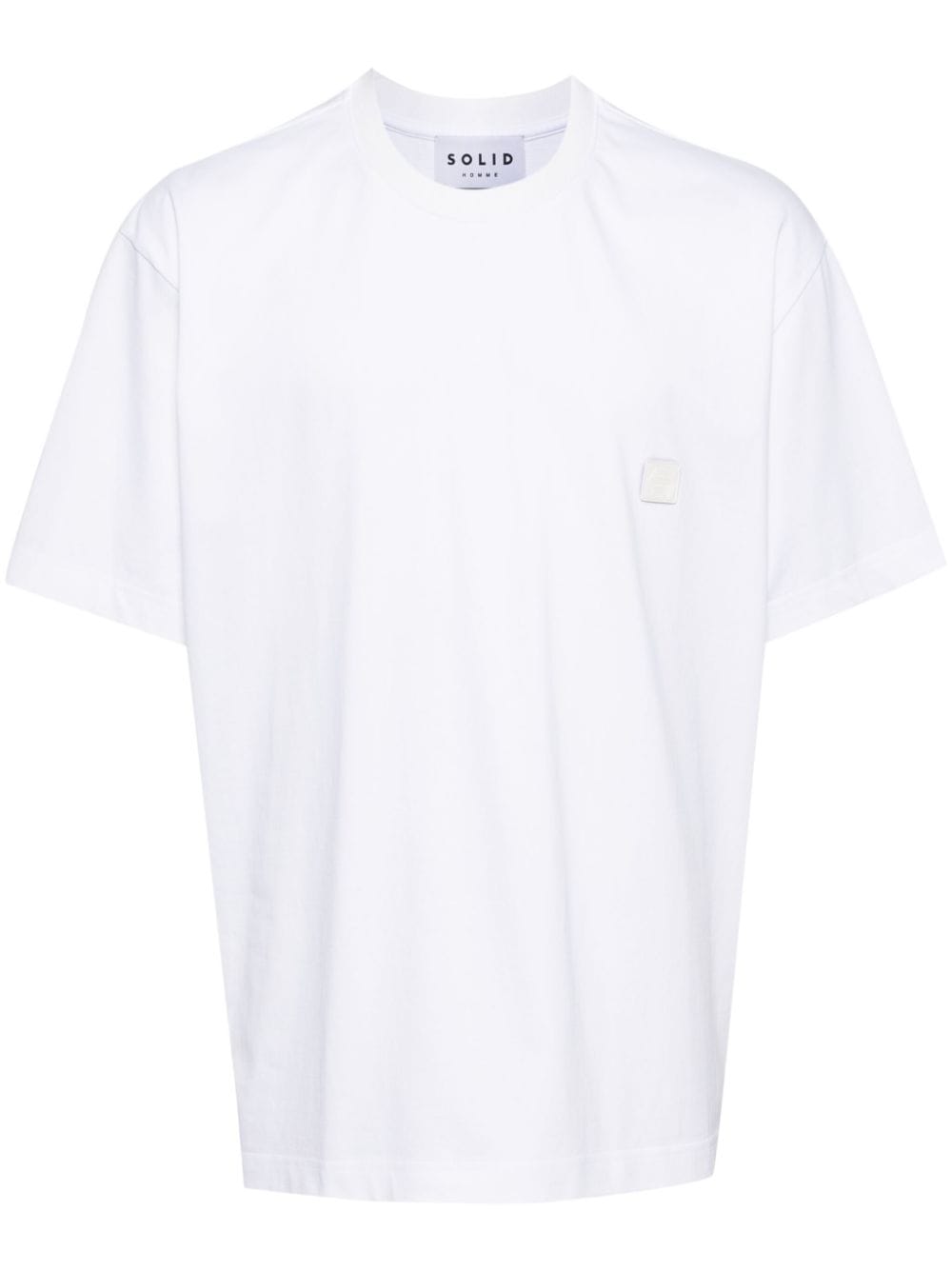 SOLID HOMME quantum print T-shirt - White von SOLID HOMME