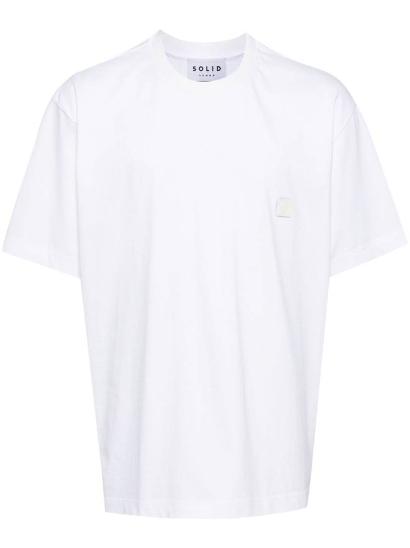 SOLID HOMME quantum print T-shirt - White von SOLID HOMME