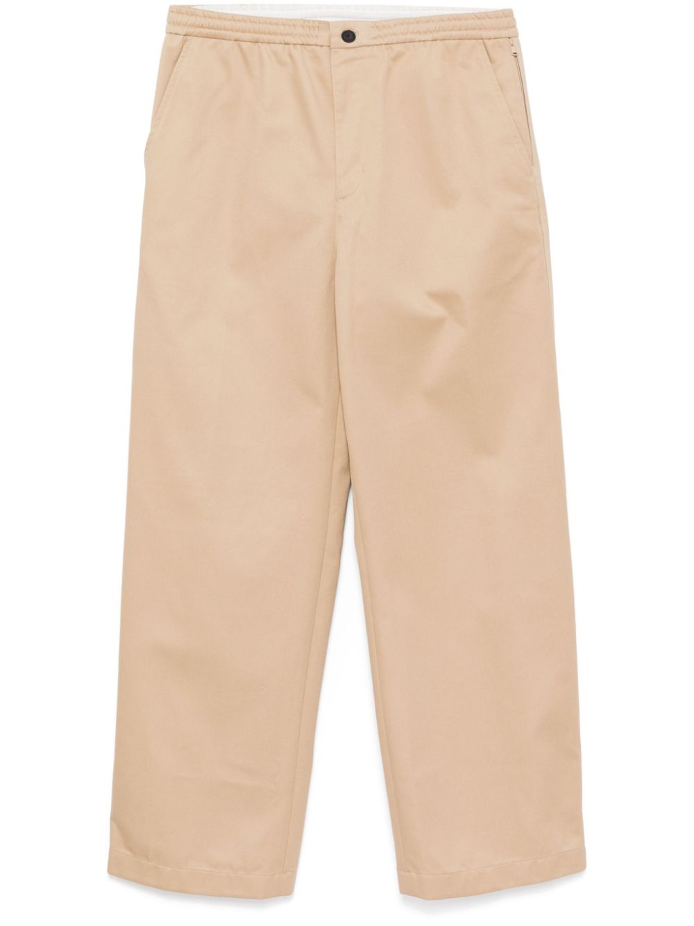 SOLID HOMME straight-leg trousers - Neutrals