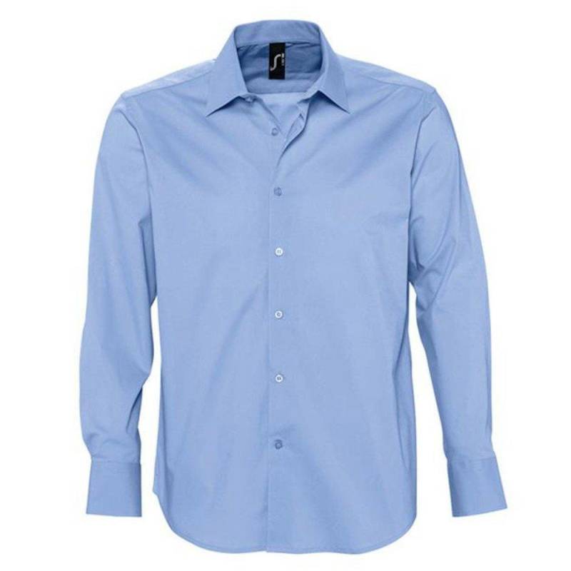 Brighton Hemd Arbeitshemd, Langarm Herren Himmelblau 4XL von SOLS