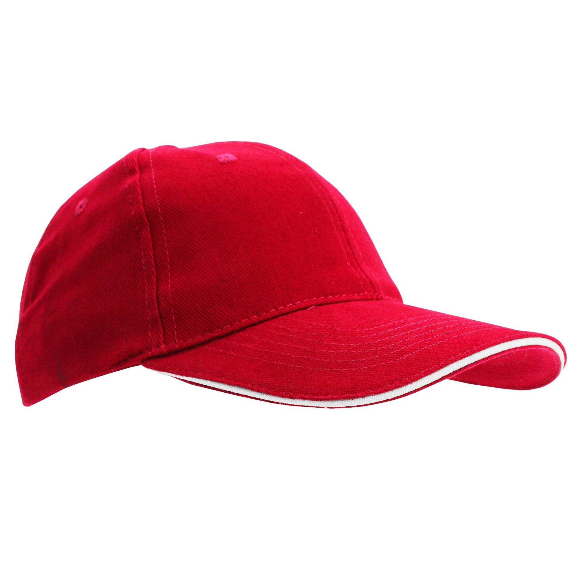 Buffalo Baseballkappe Damen Rot Bunt ONE SIZE von SOLS