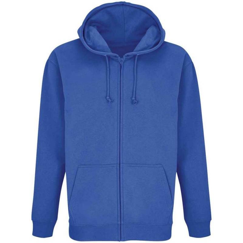 Carter Hoodie Mit Durchgehendem Reißverschluss Herren Königsblau 3XL von SOLS