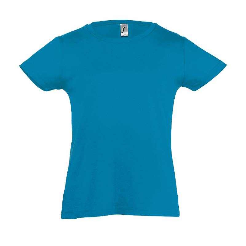 Cherry Tshirt, Kurzarm Mädchen Aquamarine 10A von SOLS