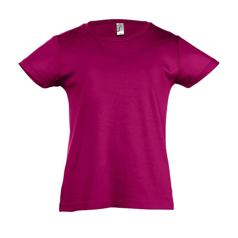 Cherry Tshirt, Kurzarm Mädchen Fuchsia 12A von SOLS