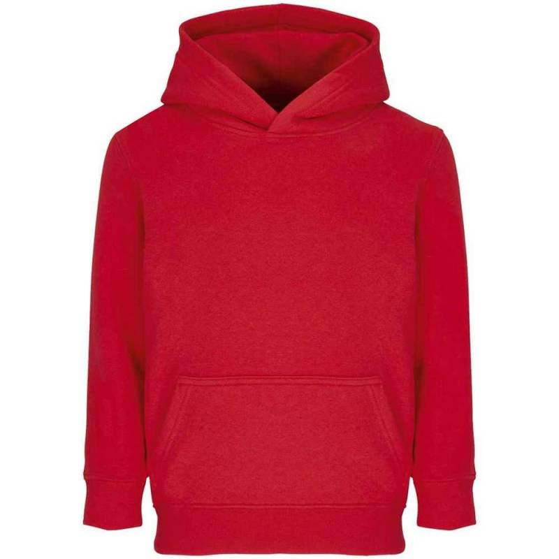 Connor Kapuzenpullover Jungen Rot Bunt 104 von SOLS