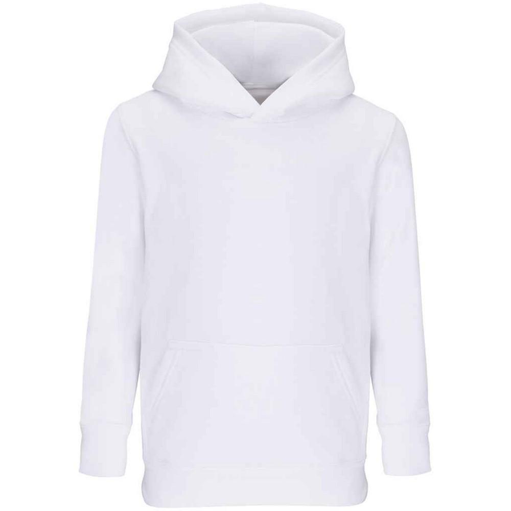 Connor Kapuzenpullover Jungen Weiss 104 von SOLS