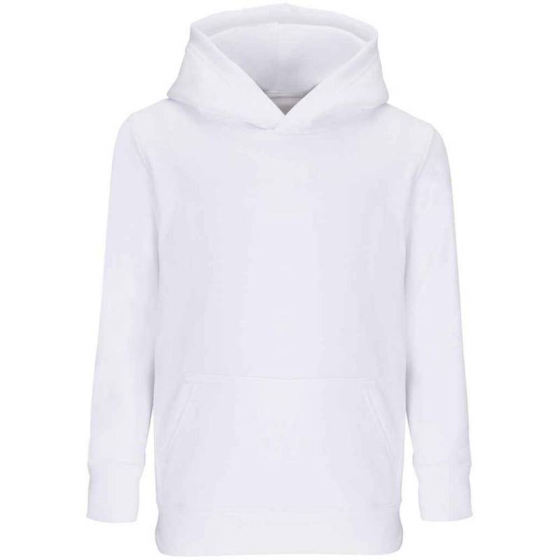 Connor Kapuzenpullover Jungen Weiss 104 von SOLS