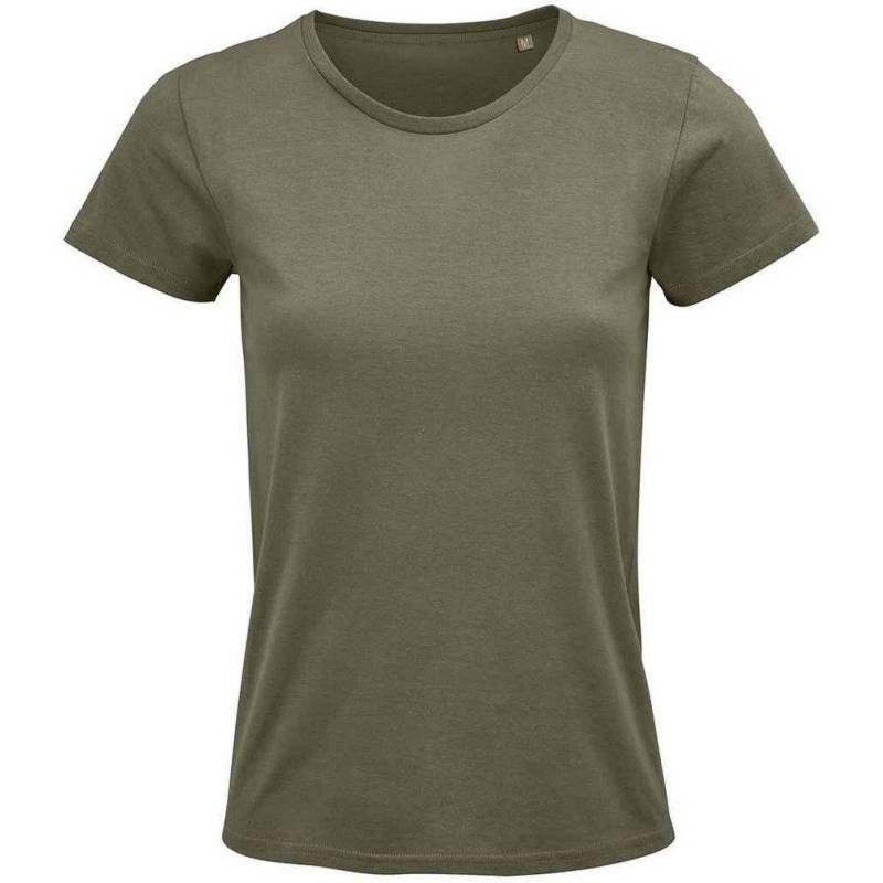 Crusader Tshirt Damen Khaki XL von SOLS