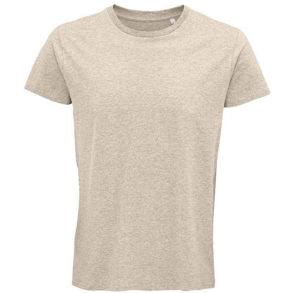 Crusader Tshirt Herren Beige XL von SOLS