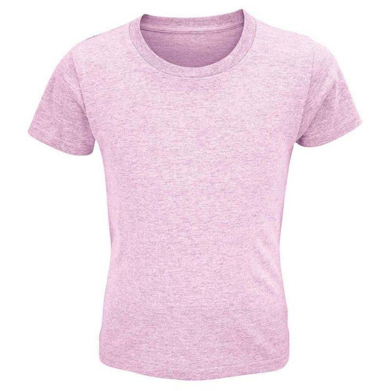 Crusader Tshirt Jungen Pink 104 von SOLS