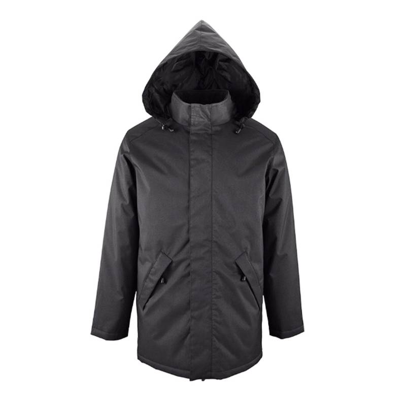 Erwachsene Robyn Gefütterte Jacke Damen Charcoal Black 3XL von SOLS