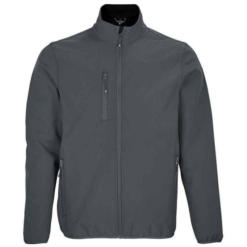 Falcon Softshelljacke Herren Charcoal Black 4XL von SOLS