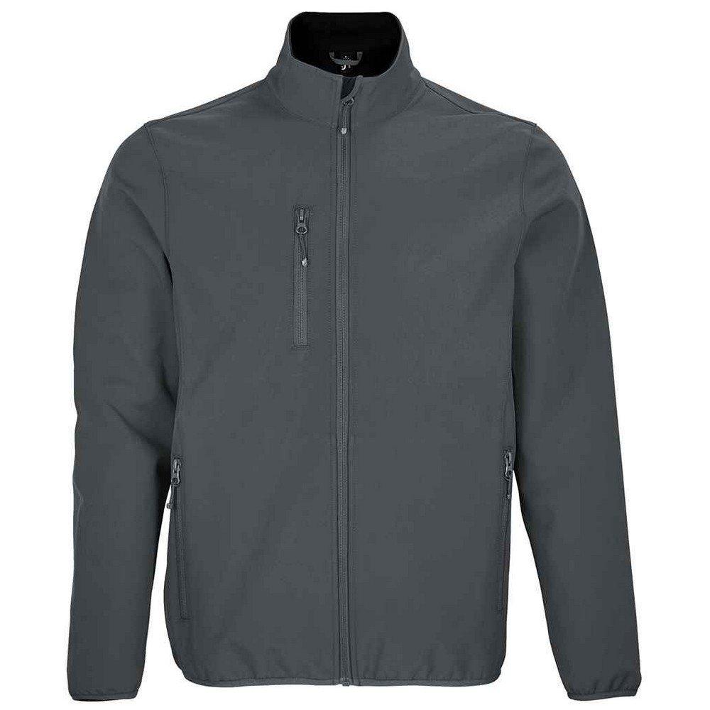 Falcon Softshelljacke Herren Charcoal Black XL von SOLS