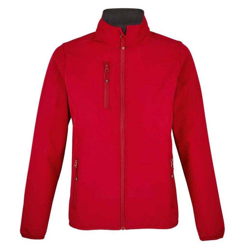 Falcon Softshelljacke Recyceltes Material Damen Dunkelrot M von SOLS