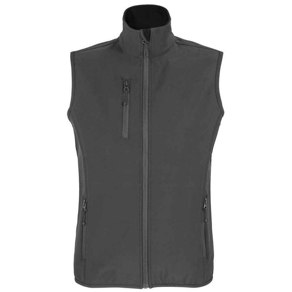 Falcon Weste Recyceltes Material Damen Charcoal Black M von SOLS