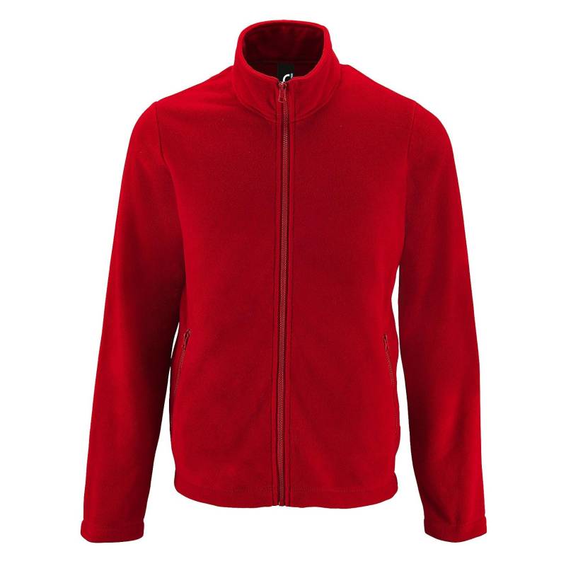 SOLS - FleeceJacke Norman, für Herren, Rot Bunt, Größe 3XL von SOLS