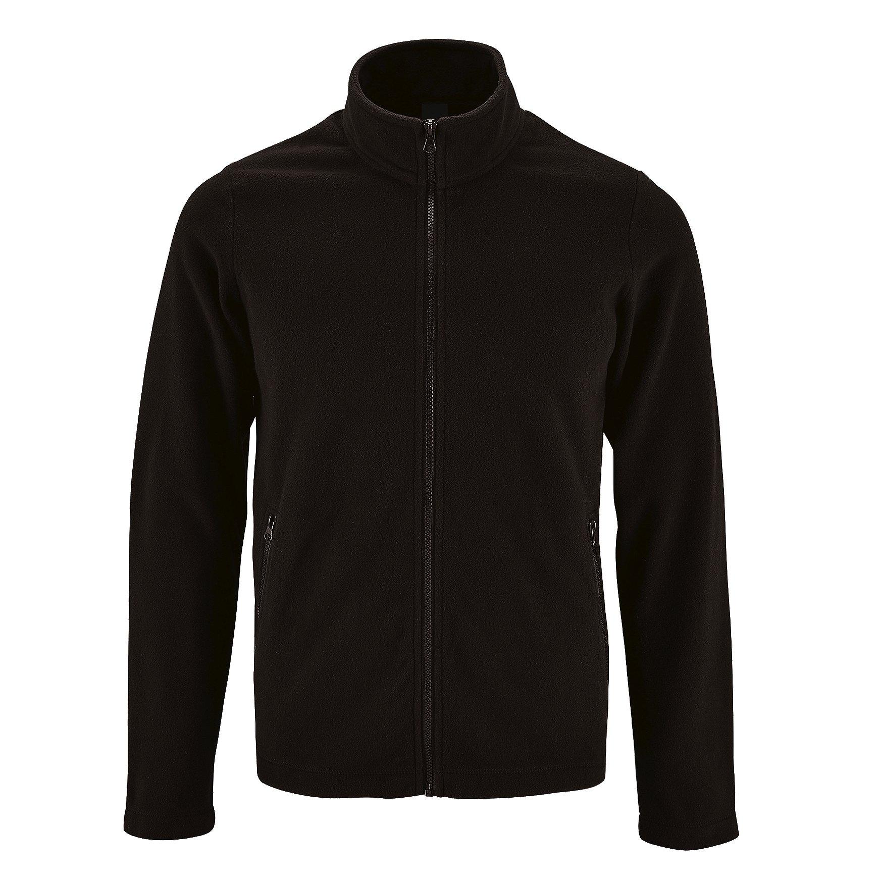 SOLS - FleeceJacke Norman, für Herren, Schwarz, Größe S von SOLS