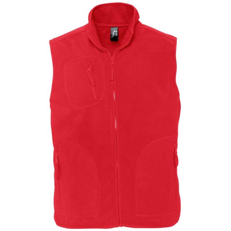 Gilet Norway Damen Rot Bunt 3XL von SOLS