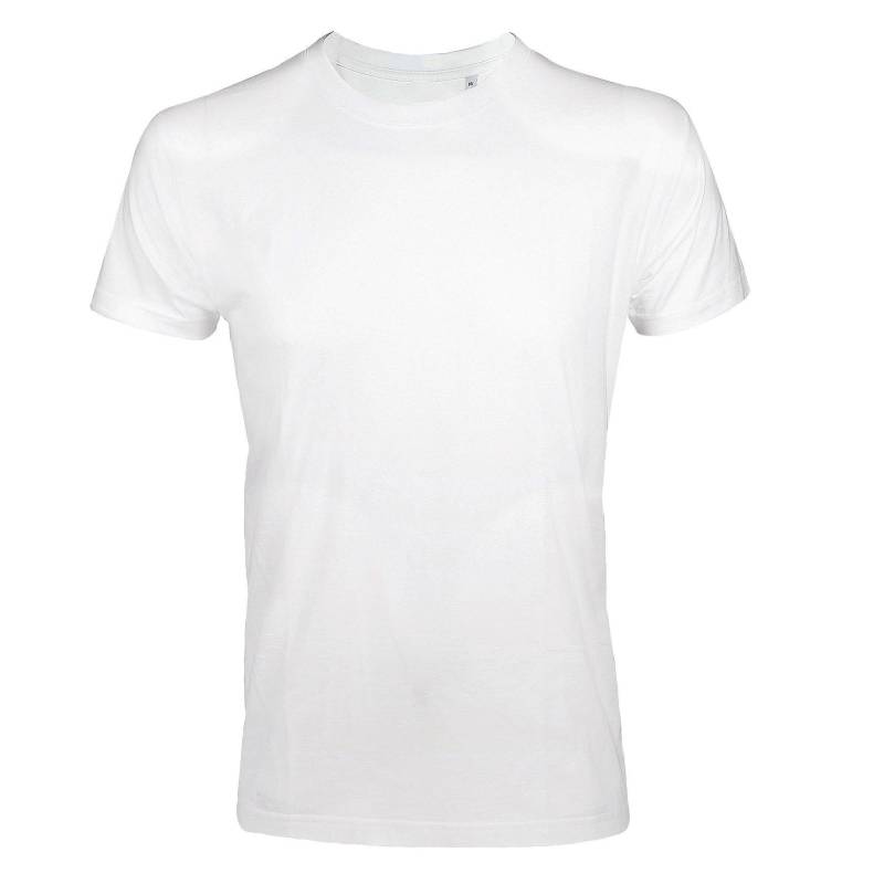 Imperial Slim Fit Tshirt, Kurzarm Herren Weiss L von SOLS