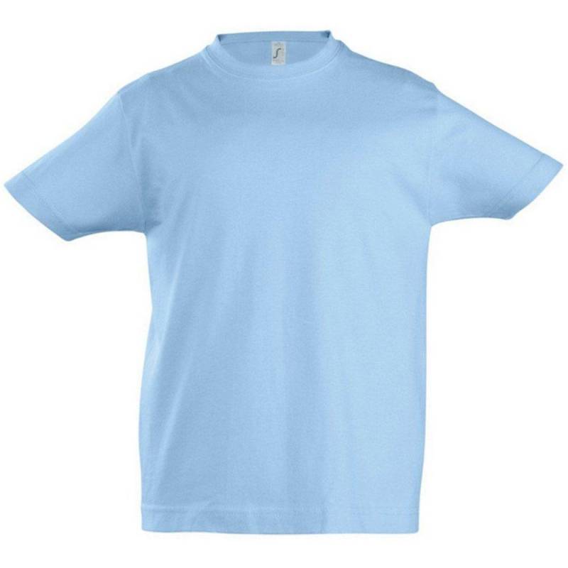 Imperial Tshirt, , Kurzarm Jungen Himmelblau 2A von SOLS