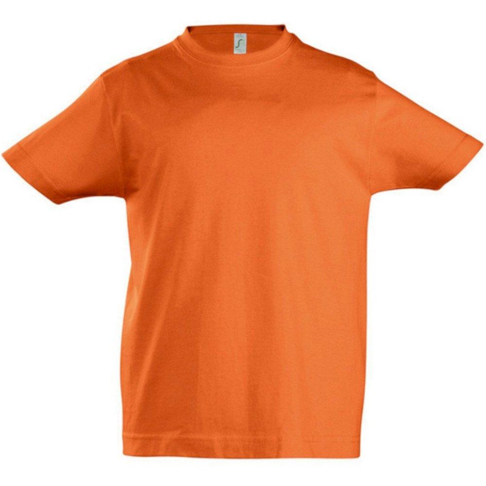 Imperial Tshirt, , Kurzarm Jungen Orange 12A von SOLS