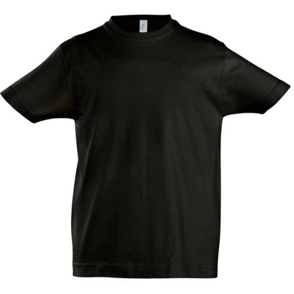 Imperial Tshirt, , Kurzarm Jungen Schwarz 2A von SOLS