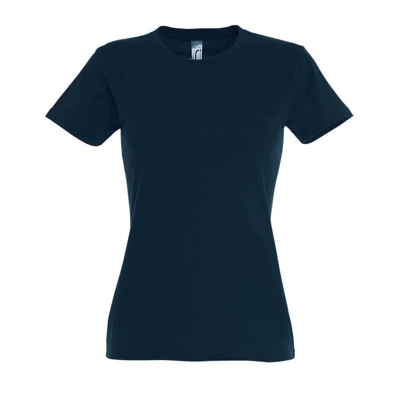 Imperial Tshirt, Kurzarm, Rundhalsausschnitt Damen Blau M von SOLS