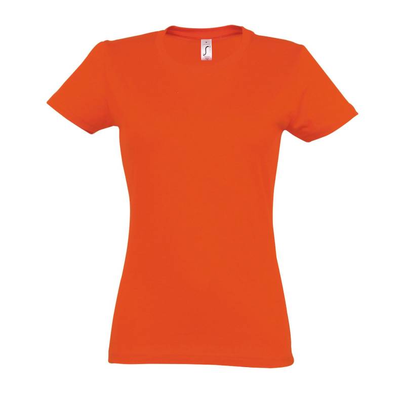 Imperial Tshirt, Kurzarm, Rundhalsausschnitt Damen Orange L von SOLS