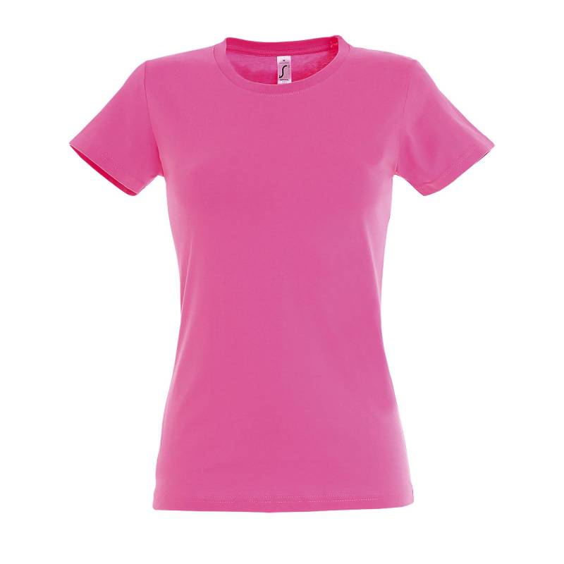 Imperial Tshirt, Kurzarm, Rundhalsausschnitt Damen Pink XL von SOLS