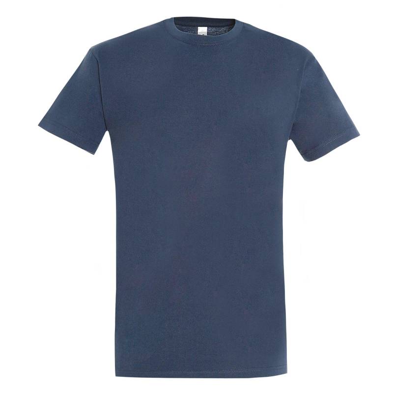 Imperial Tshirt, Kurzarm Herren Blau Denim L von SOLS