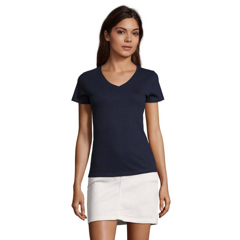 Imperial Tshirt Vausschnitt Damen Marine S von SOLS