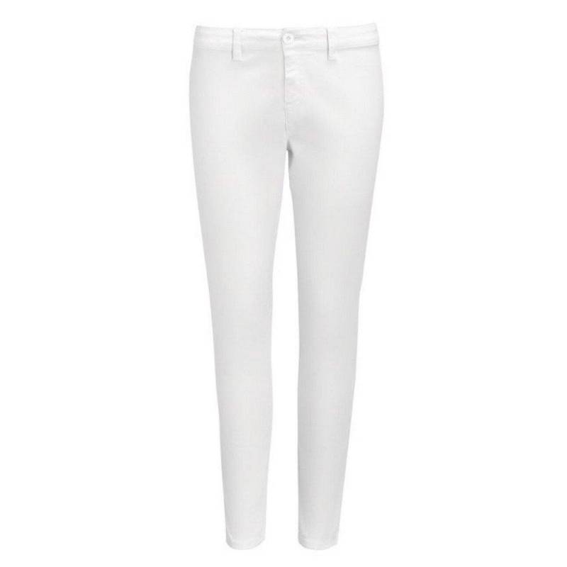 Jules Chinohose Damen Weiss 38 von SOLS