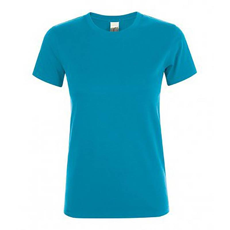 SOLS - KurzarmTShirt Regent, für Damen, Aquamarine, Größe L von SOLS