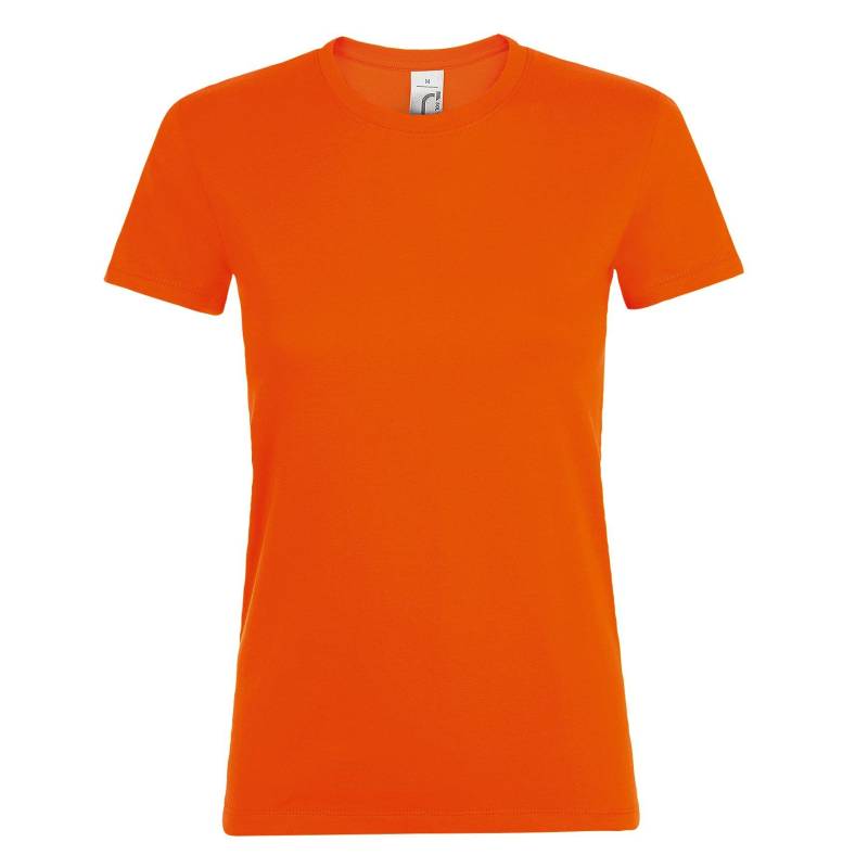 SOLS - KurzarmTShirt Regent, für Damen, Orange, Größe L von SOLS