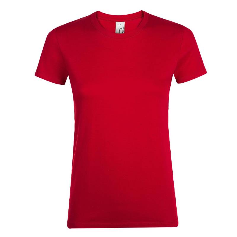 Kurzarmtshirt Regent Damen Rot Bunt XXL von SOLS