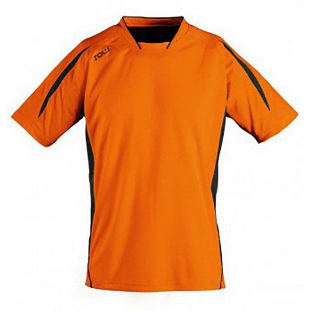 SOLS - Maracana 2 Kurzarm Fußball TShirt, 10A, Orange von SOLS