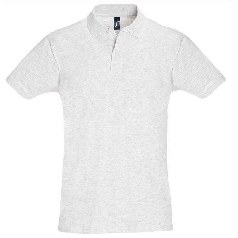 Mens Perfect Pique Poloshirt, Kurzarm Herren Grau M von SOLS