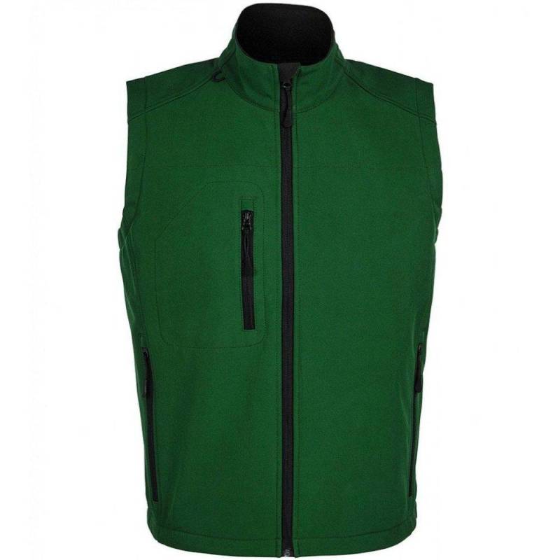 Mens Rallye Softshellweste Bodywarmer Weste Herren Grün L von SOLS